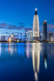 深圳南山区后海建筑群