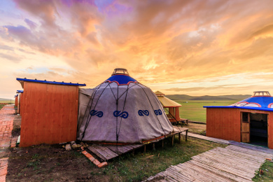 内蒙古呼伦贝尔莫日格勒河蒙古部落