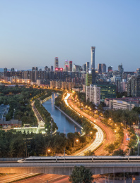 北京左安门夜景