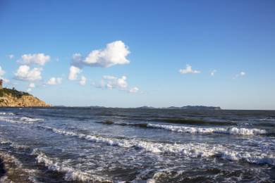 烟台长岛海岸礁石