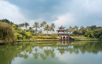 湛江八景之一，寸金桥公园