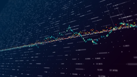 企业大数据抽象科技感背景图