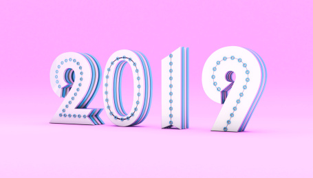 2019年三维立体数字符号