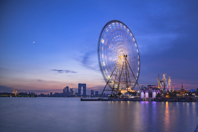 苏州金鸡湖摩天轮