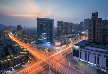 大连西安路夜景