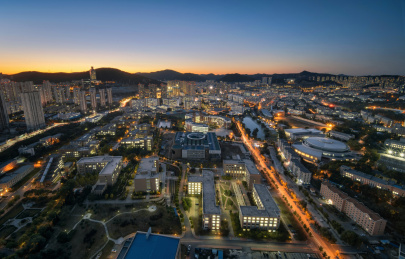 大连海事大学夜景