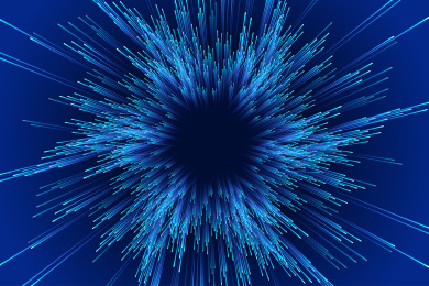 发光线条组成的未来科技背景