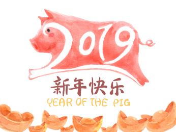 2019猪年海报