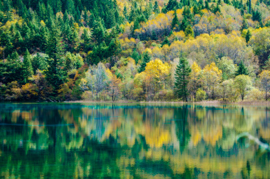四川九寨沟秋景