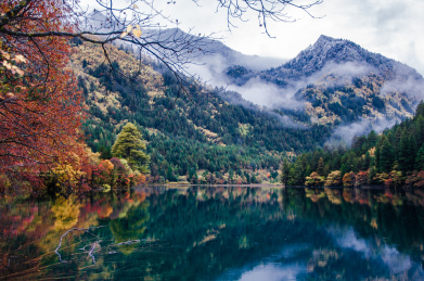 四川九寨沟秋景