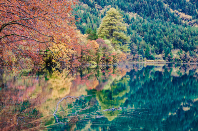 四川九寨沟秋景