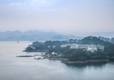 浙江省杭州市淳安县千岛湖风景区通透景观