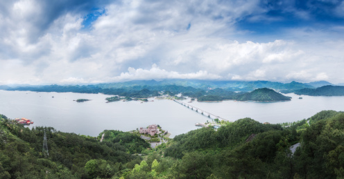 浙江省杭州市淳安县千岛湖风景区通透景观