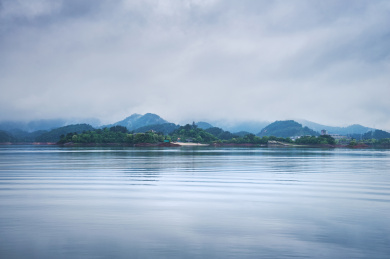 浙江省杭州市淳安县千岛湖风景区通透景观