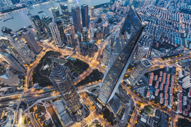 上海的摩天大厦