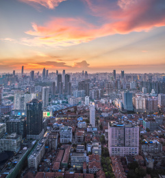 武汉市江岸区城市风光