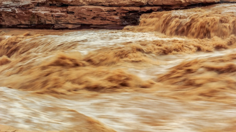 黄河壶口瀑布自然风光