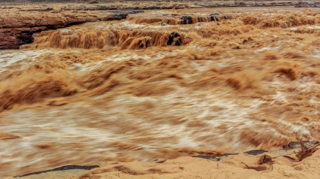 黄河壶口瀑布自然风光
