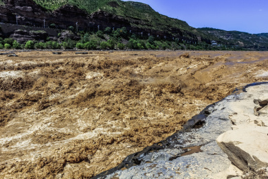 黄河壶口瀑布自然风光