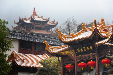 武汉黄鹤楼雪景