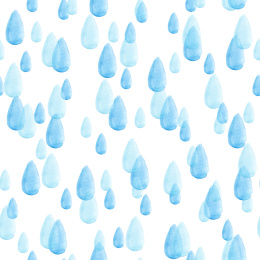 水彩雨滴无缝背景