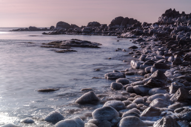 冬季秦皇岛的海冰