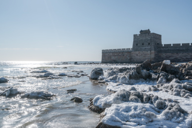 万里长城入海处