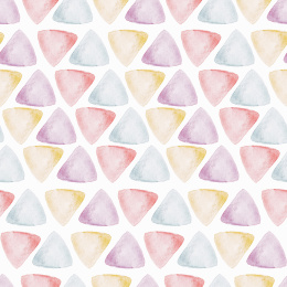 水彩三角形无缝背景图案