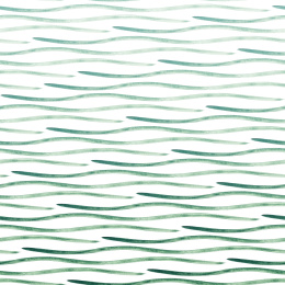 水彩绿色波浪线条无缝背景