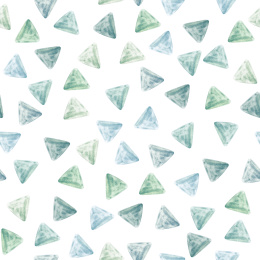水彩三角形无缝背景
