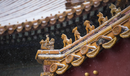 北京故宫雪景