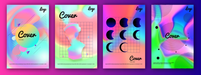 蒸汽波炫彩海报