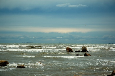 北戴河海上风光