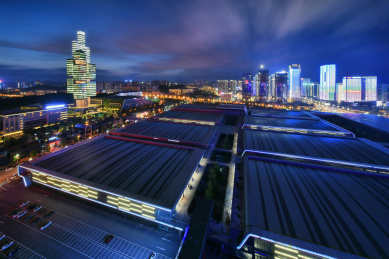 贵阳贵州金融城城市风光夜景