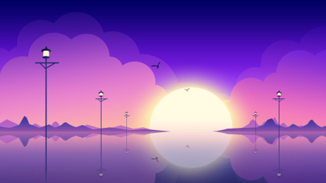 空旷无垠的镜面盐湖