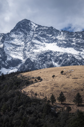 云南丽江玉龙雪山风光