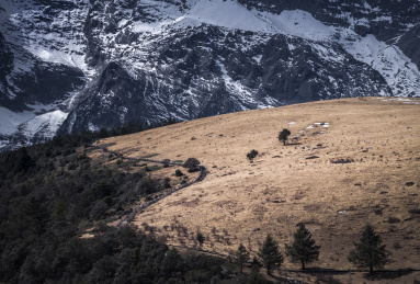云南丽江玉龙雪山风光