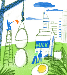 春分立蛋的人们 插图