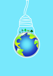 地球一小时插画