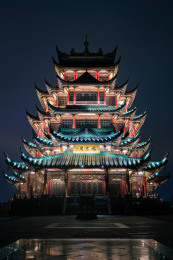重庆鸿恩阁夜景