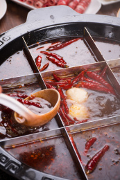 吃火锅九宫格火锅