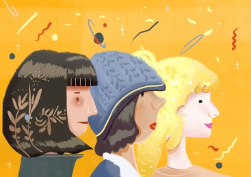女性插画人物