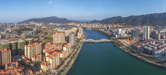 湖南省郴州资兴市城市风光