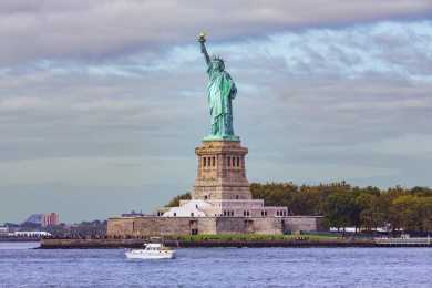 美国纽约自由女神像