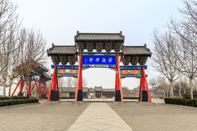 山东省滨州市杜受田故居牌坊