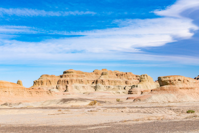 新疆克拉玛依世界魔鬼城风光