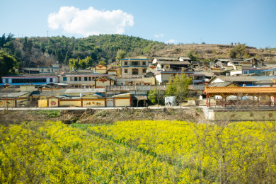 云南省楚雄州高速公路上的景观