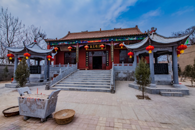 河南省濮阳市清丰县岳飞祠堂古建园林建筑