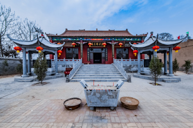 河南省濮阳市清丰县岳飞祠堂古建园林建筑