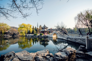 河北保定古莲池公园